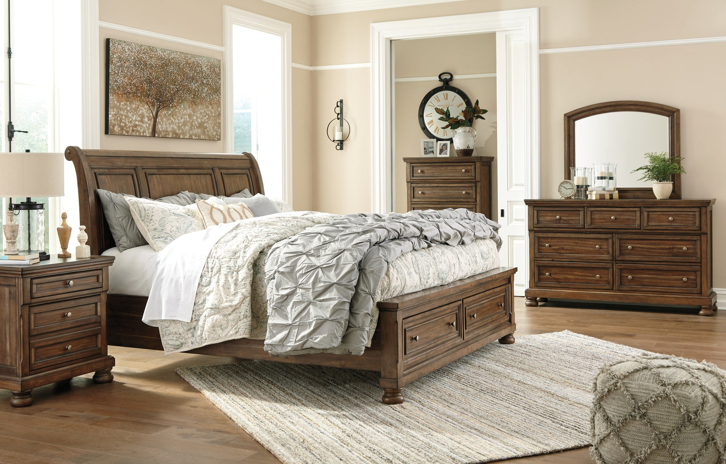 Robbinsdale Sleigh Bed With Storage