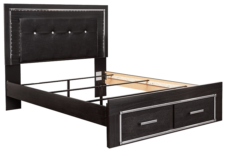 Kaydell Upholstered Panel Bed With Storage