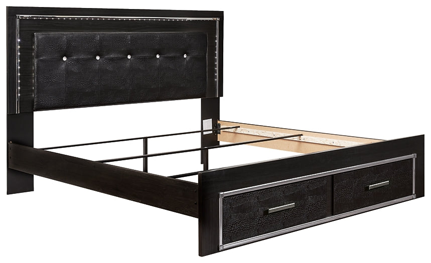 Kaydell Panel Bed With Storage