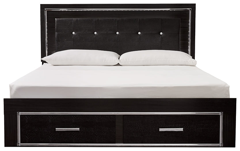 Kaydell Panel Bed With Storage
