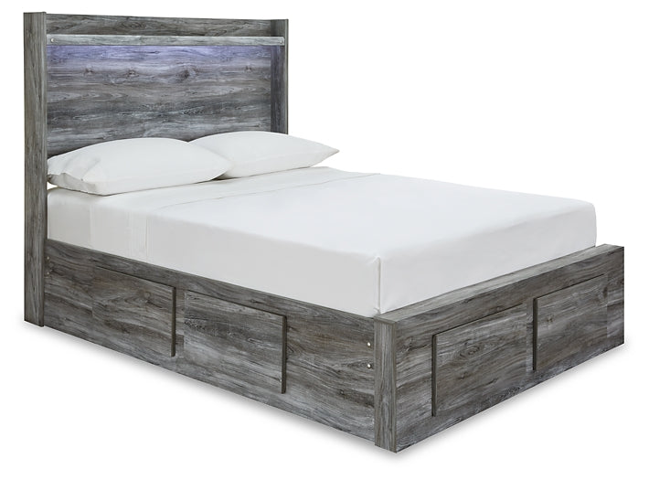 Baystorm Panel Bed With 4 Storage Drawers