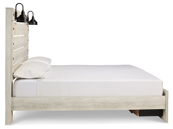 Cambeck Panel Bed With 2 Storage Drawers