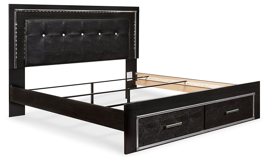 Kaydell Upholstered Panel Bed With Storage
