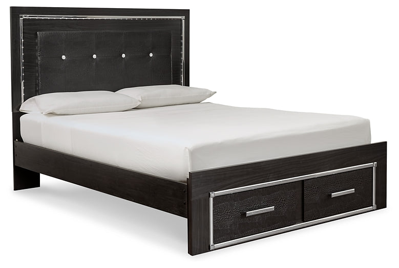 Kaydell Panel Bed With Storage