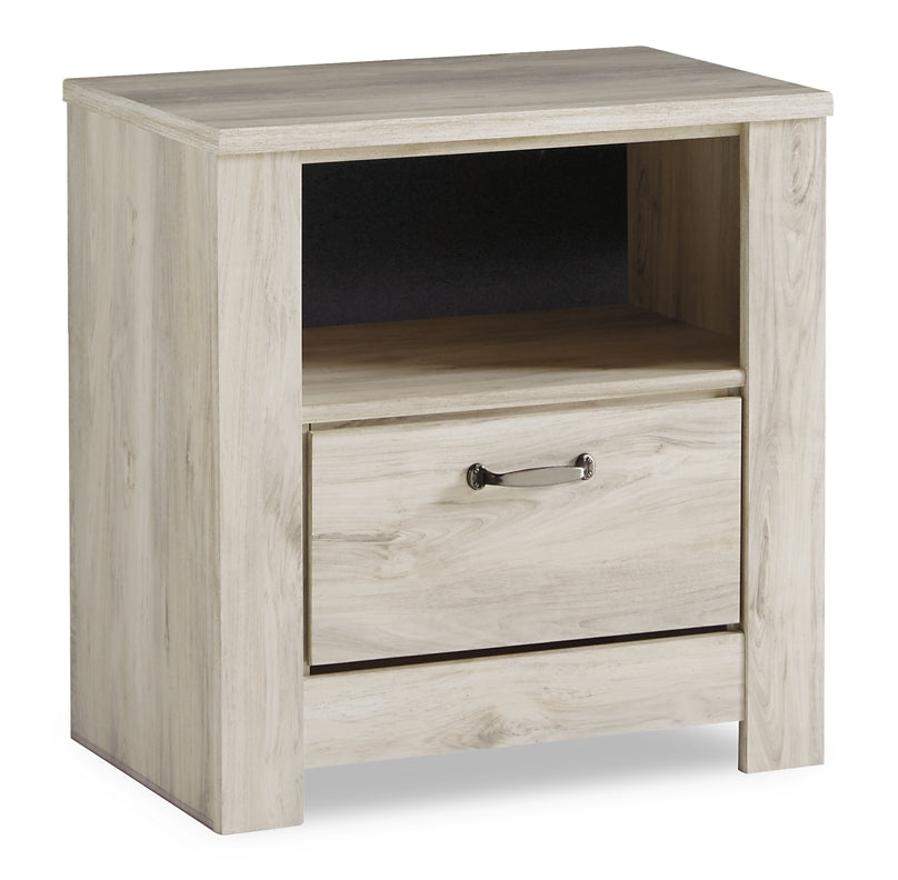 Bellaby Panel Headboard With Mirrored Dresser, Chest And Nightstand