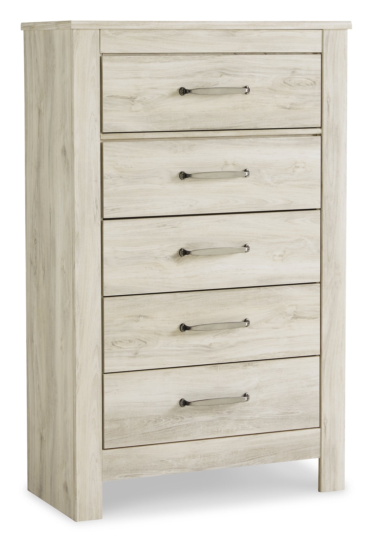Bellaby Panel Headboard With Mirrored Dresser, Chest And Nightstand