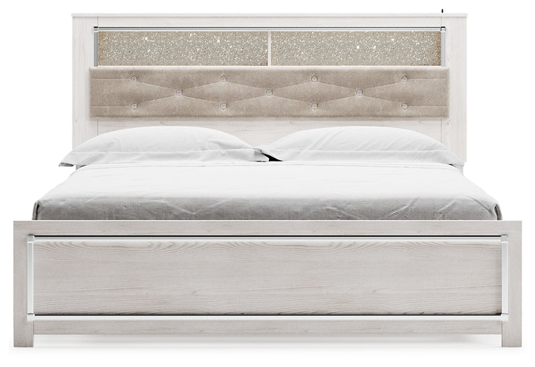 Altyra Panel Bookcase Bed