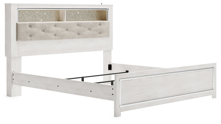 Altyra Panel Bookcase Bed
