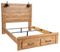 Pasklyn King Panel Storage Bed