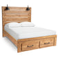 Pasklyn King Panel Storage Bed