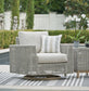 Seton Creek 2 Outdoor Lounge Chairs with End Table