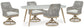 Seton Creek Outdoor Dining Table and 4 Chairs