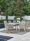 Seton Creek Outdoor Dining Table and 4 Chairs