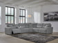 Modmax 6-Piece Reclining Sectional with Storage Console
