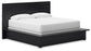 Londer King Panel Bed with Mirrored Dresser, Chest and 2 Nightstands