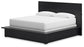 Londer California King Panel Bed with Mirrored Dresser, Chest and Nightstand