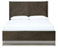 Arkenton Queen Panel Bed with Mirrored Dresser, Chest and Nightstand