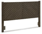 Arkenton California King Panel Bed with Mirrored Dresser