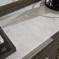 Arkenton California King Panel Bed with Mirrored Dresser