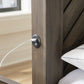 Arkenton King Panel Bed with Mirrored Dresser