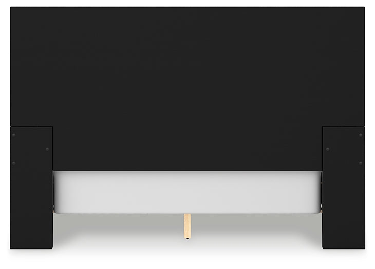 Londer Queen Panel Bed with Mirrored Dresser and 2 Nightstands