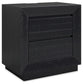 Londer California King Panel Bed with Mirrored Dresser, Chest and 2 Nightstands