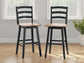 Wildenauer Tall Swivel Barstool (2/CN)