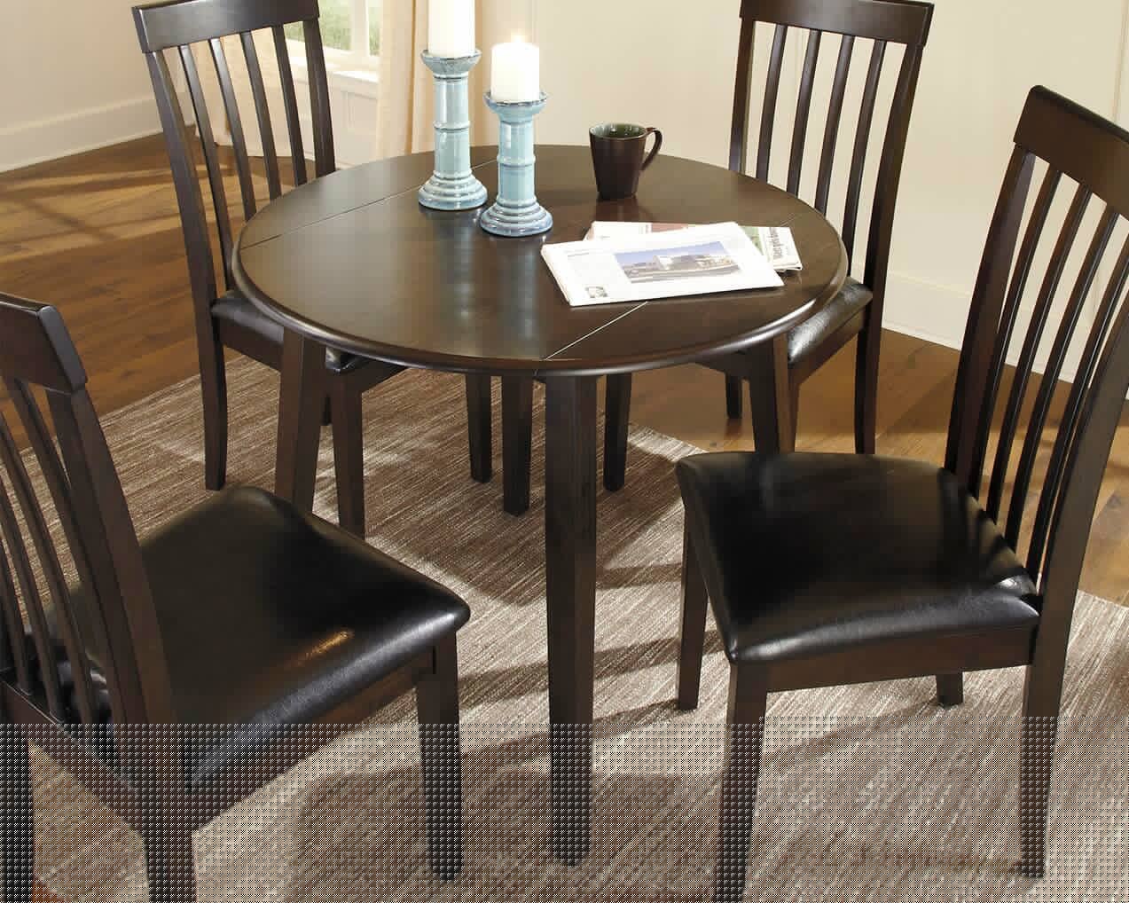 Hammis Round DRM Drop Leaf Table