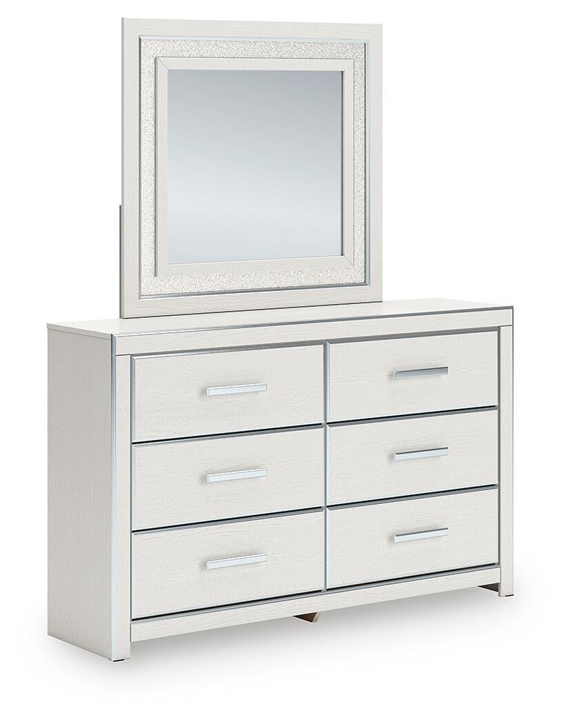 Zuraleus King Upholstered Bed, Dresser, Mirror, Chest and Nightstand