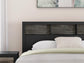 Broachmyn King Bookcase Panel Bed