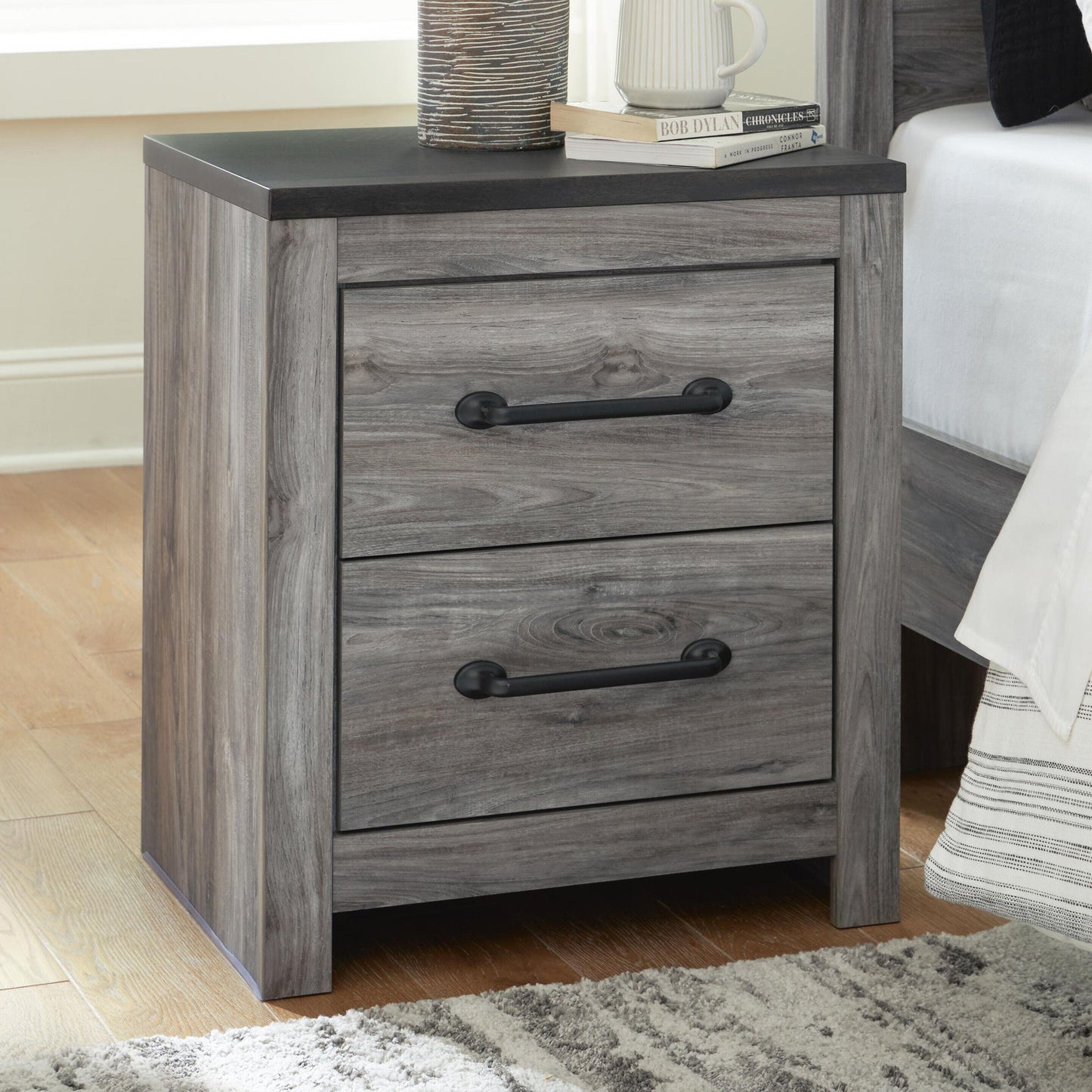 Bronyan Two Drawer Night Stand