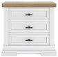 Ashbryn Three Drawer Night Stand